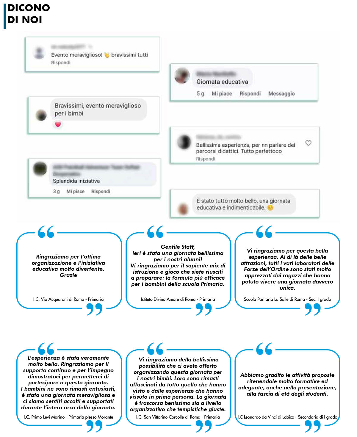 dicono di noi